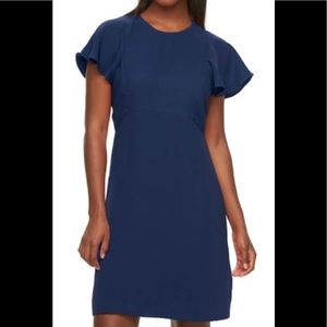 Figure Flattering Navy Dress